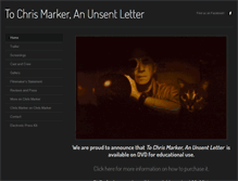 Tablet Screenshot of chrismarkermovie.com